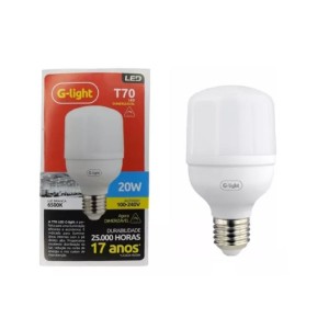 LAMPADA ULTRALED A60 20W 6500K BIVOLT E-27 -  G-LIGHT