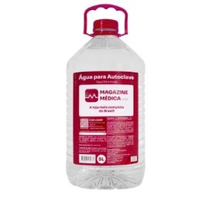AGUA PARA AUTOCLAVE DEIONIZADA 5L MAGAZINE MEDICA