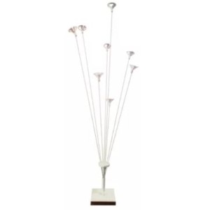 SUPORTE COM HASTES PARA 8 BALOES C/ BASE EM MDF - PIFFER