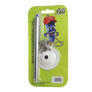 CANETA FIXA ALUMINIO AZUL