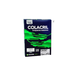 ETIQUETA ADESIVA BRANCO CODIFICACAO 100FL - COLACRIL