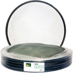 PENEIRA PARA AREIA 55 ARO PLASTICO PRETO COMEP