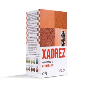 PIGMENTO EM PO XADREZ 250GR VERMELHO LANXESS