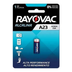 PILHA ALCALINA 23A 12V RAYOVAC  -  REF V23GA