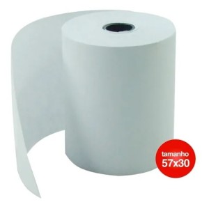 BOBINA PARA MAQUINA DE CALCULAR 57MM X 30METROS RIO BRANCO