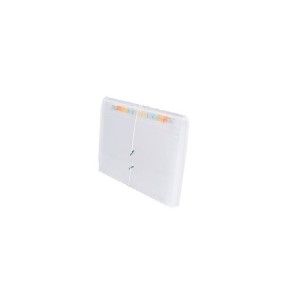 PASTA SANFONADA PLASTICA A4 12 DIV 6090 CRISTAL