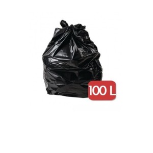 SACO PARA LIXO 100L PRETO RAVA 100 UNIDADES