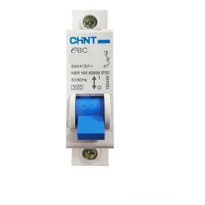 DISJUNTOR MONOPOLAR DIN CURVA C 50A 3KA CHINT