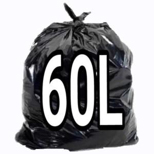 SACO P LIXO 60LT PRETO RAVA PCT 100 UNID