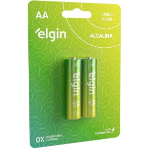 PILHA ALCALINA AA - ELGIN