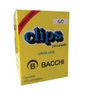 CLIPS GALVANIZADO N 6/0 C/50 UN BACCHI